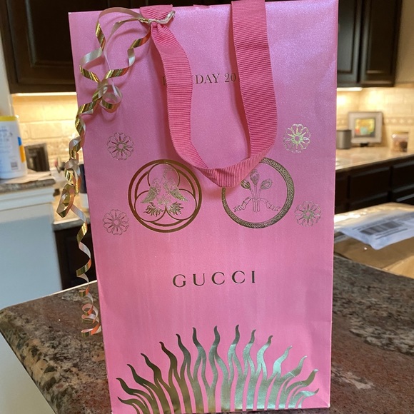 Bags Gucci Gift Bag Pink Gold Poshmark